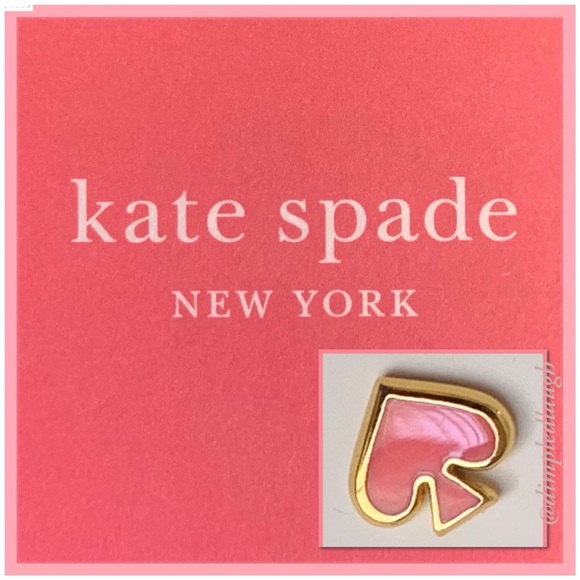 NEW kate spade NEW YORK EVERYDAY SPADE ENAMEL STUD - Picture 2 of 6